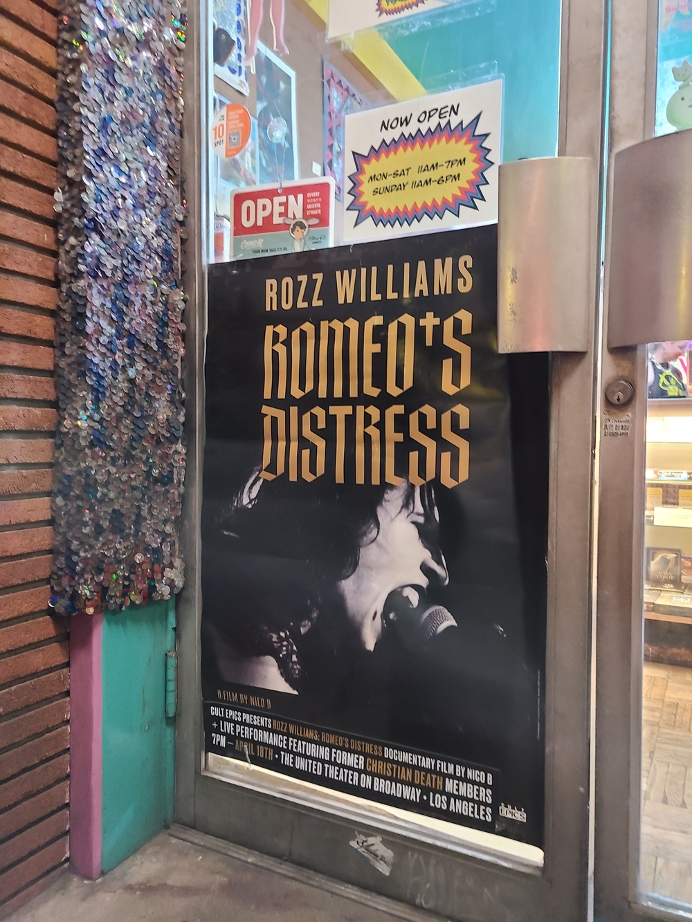 "Romeo's Distress" Rozz Williams Docu Film Poster - Picture 4 of 4